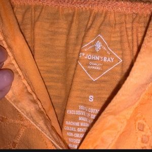 Orange blouse